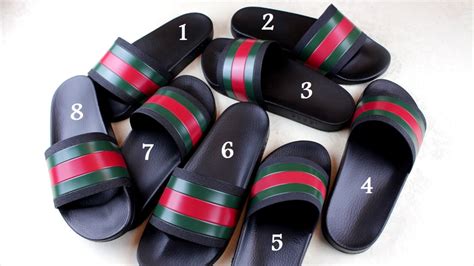 fake gucci flip flops amazon|gucci knockoff slides for men.